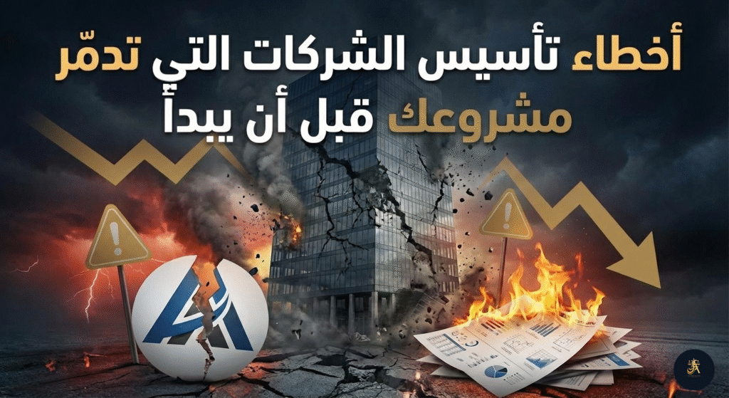 أخطاء تأسيس الشركات التي تدمّر مشروعك قبل أن يبدأ