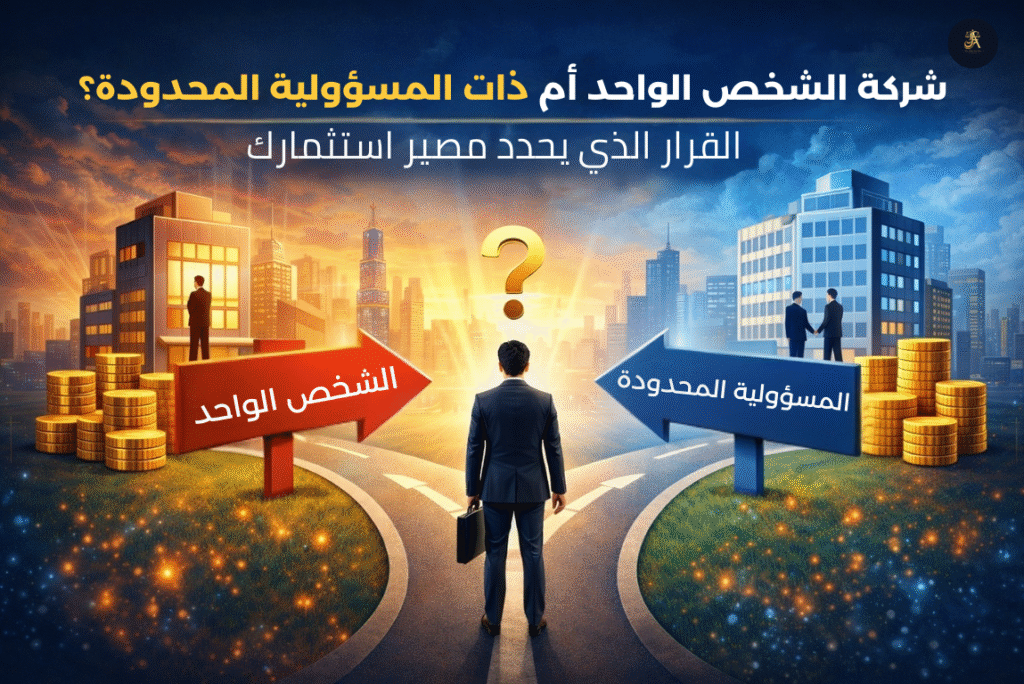 الفرق بين شركة الشخص الواحد وذات المسؤولية المحدودة في مصر وأيهما أنسب لرواد الأعمال والمستثمرين